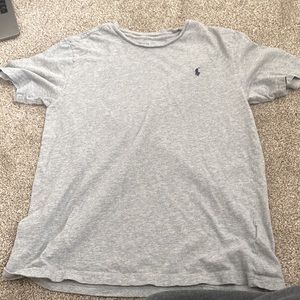 POLO plain gray t shirt